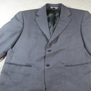 Joseph Feiss Size: 40R Classic Dark Grey Men's Sport Coat